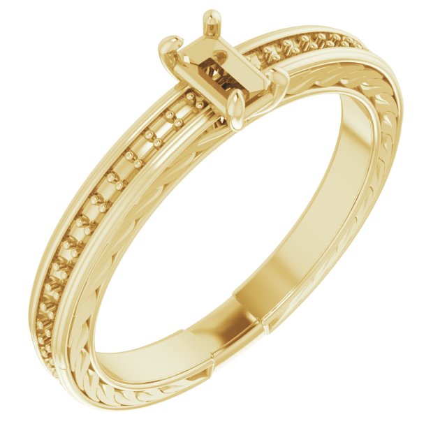 Accented Engagement Ring