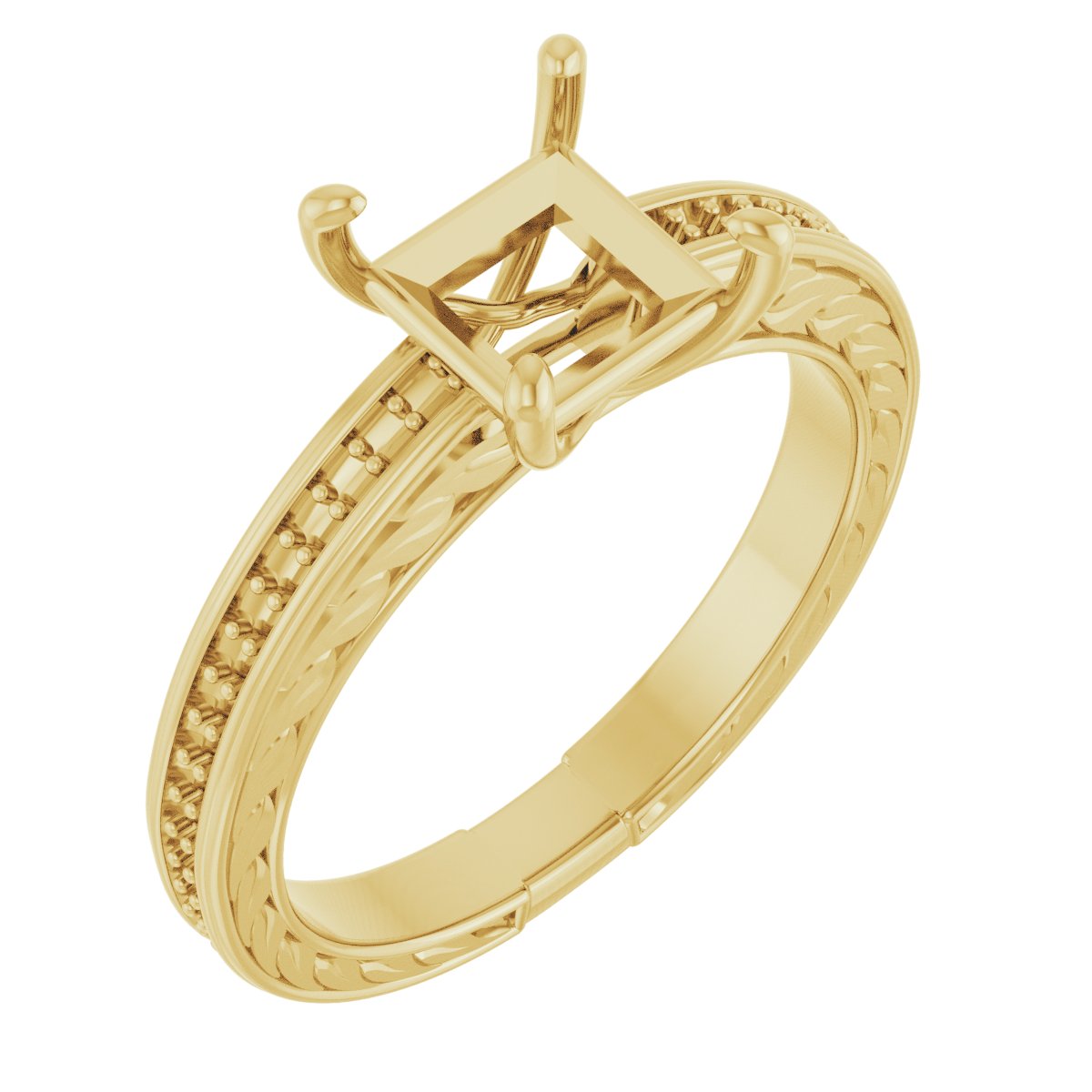 Accented Engagement Ring