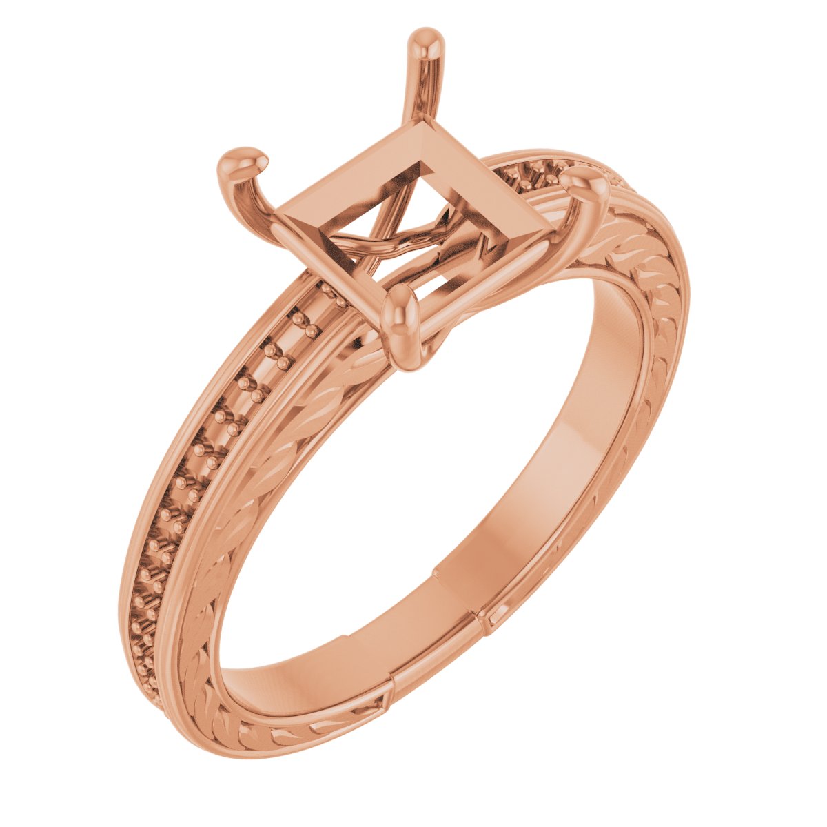 Accented Engagement Ring