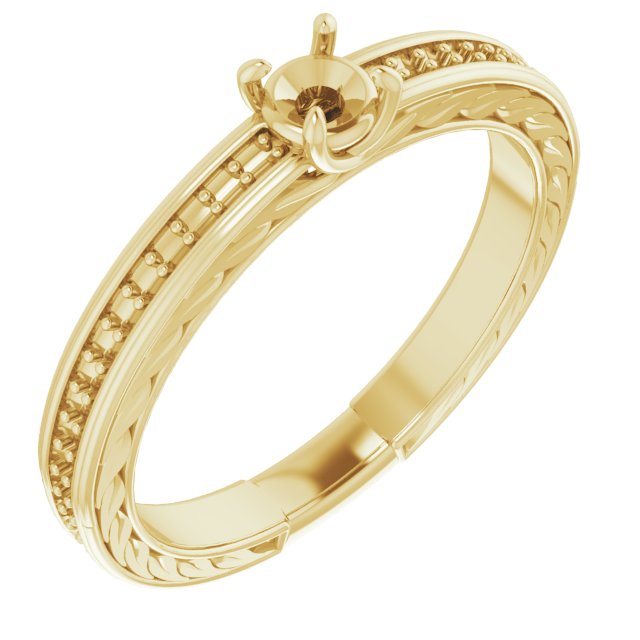 Accented Engagement Ring