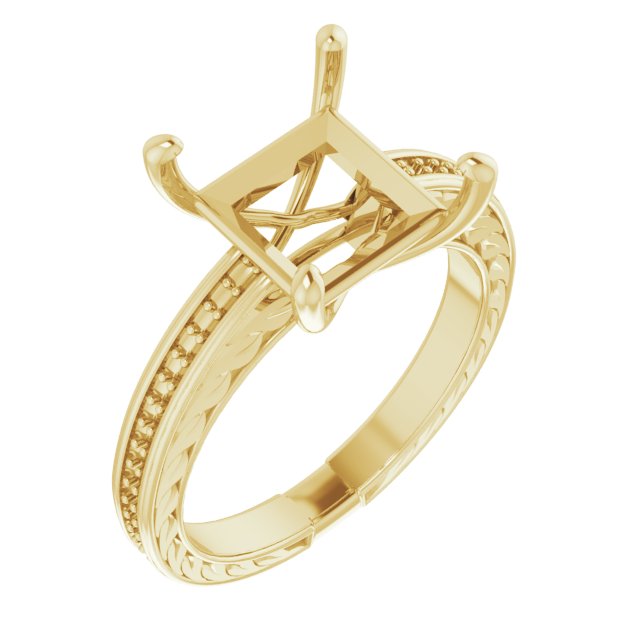 Accented Engagement Ring
