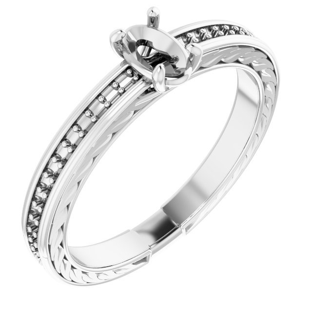 Accented Engagement Ring