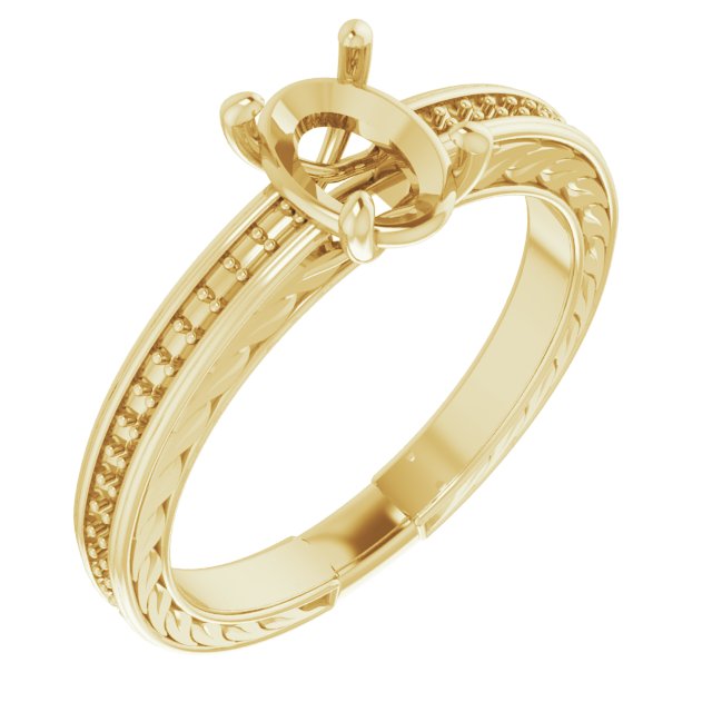 Accented Engagement Ring
