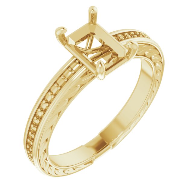 Accented Engagement Ring