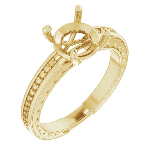 Accented Engagement Ring