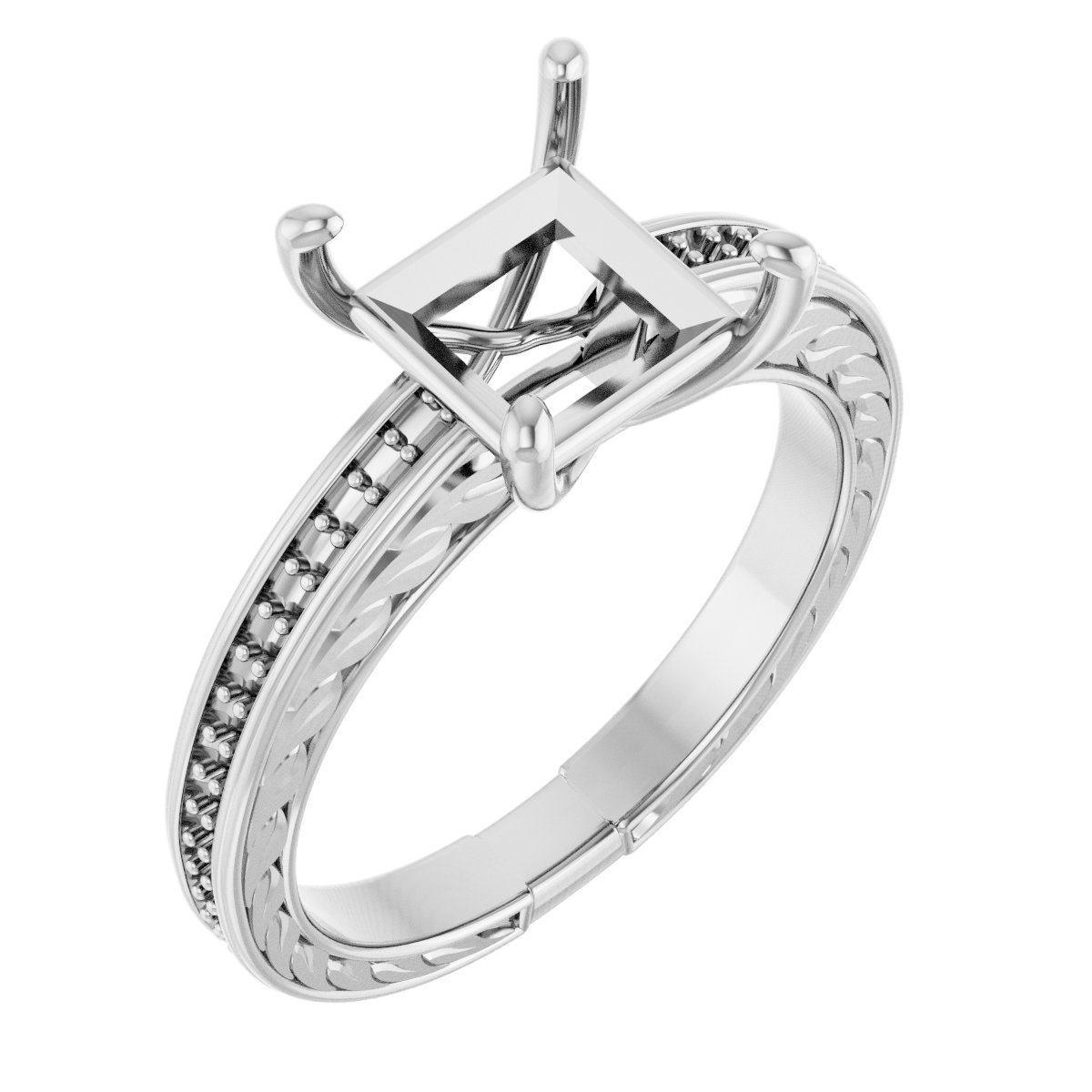 Accented Engagement Ring