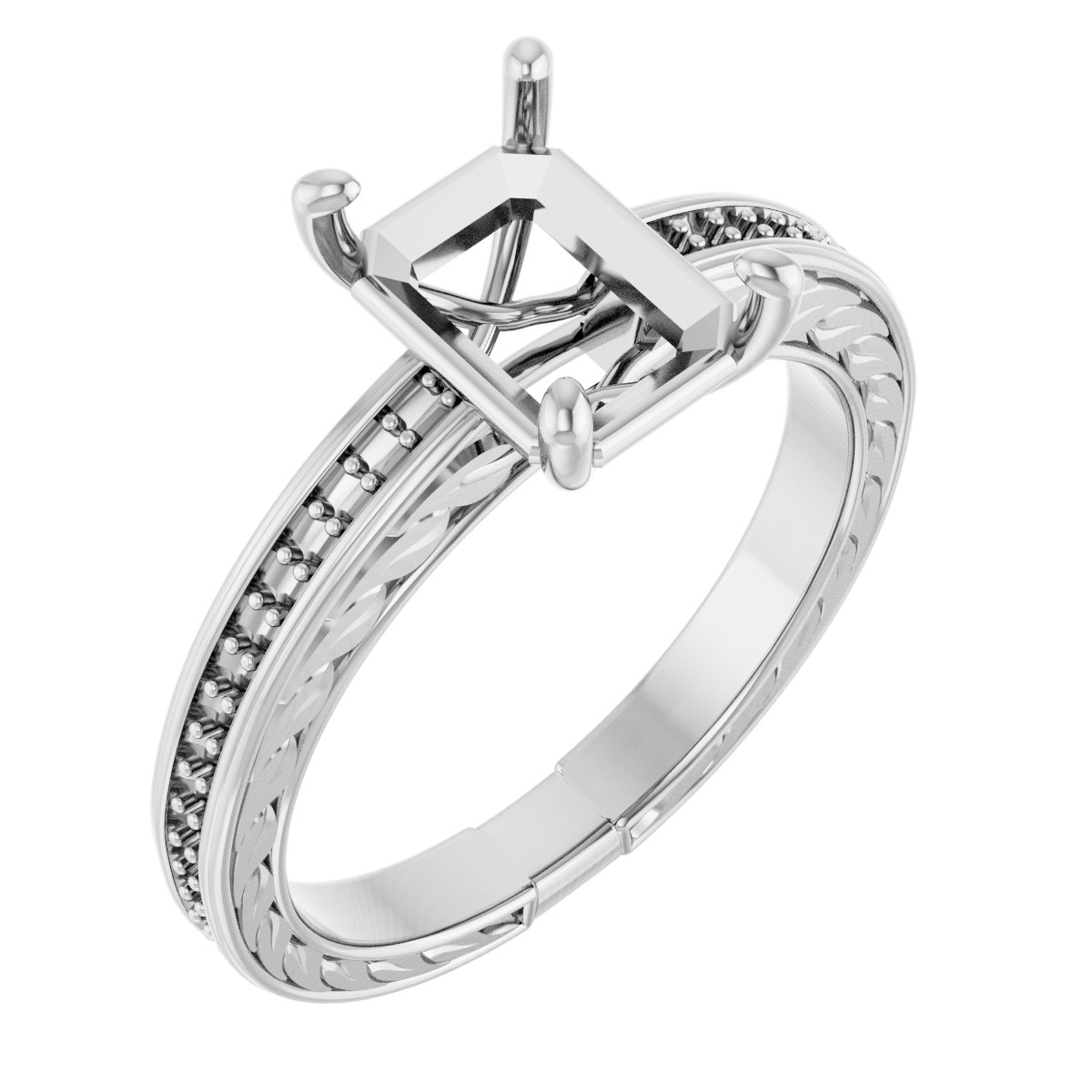 Accented Engagement Ring
