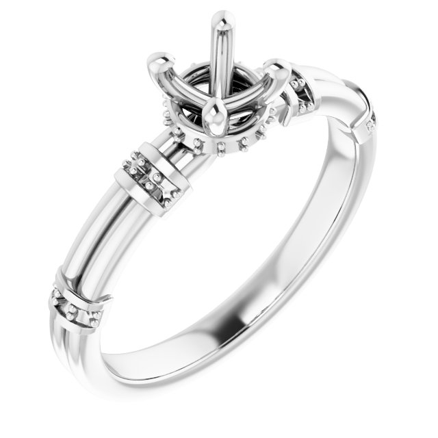 Accented Engagement Ring