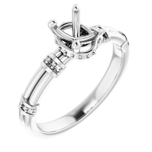 Accented Engagement Ring