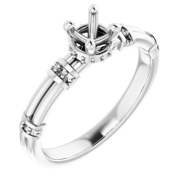 Accented Engagement Ring