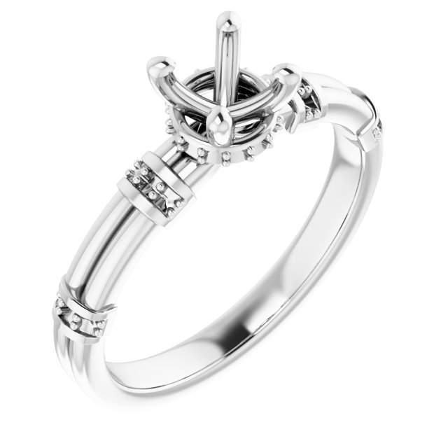 Accented Engagement Ring