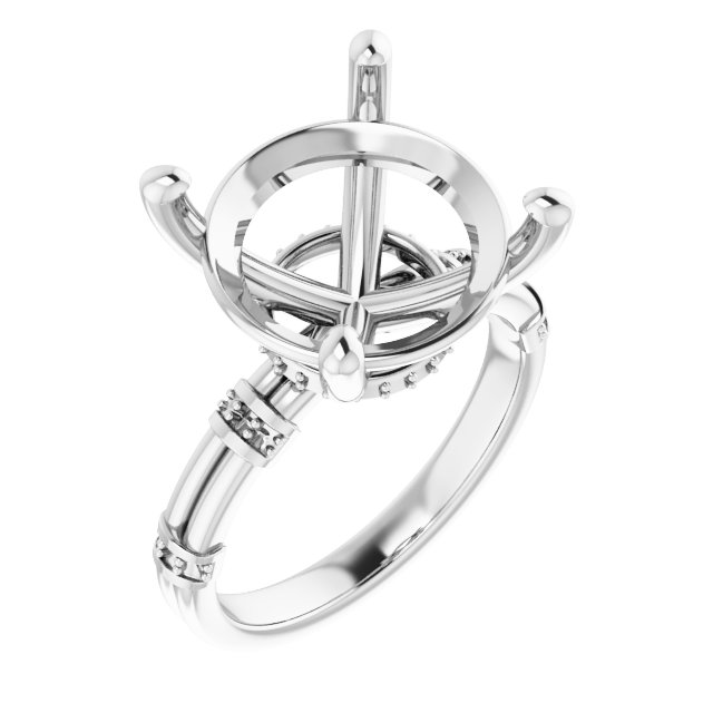 Accented Engagement Ring