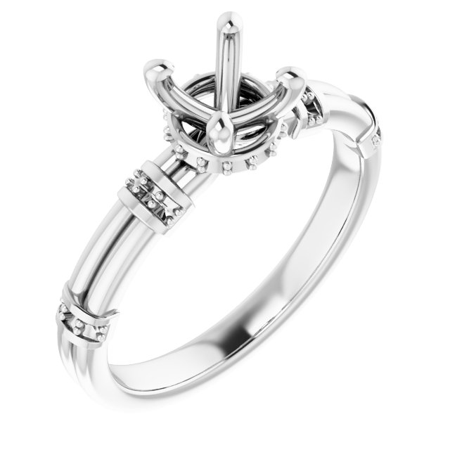 Accented Engagement Ring