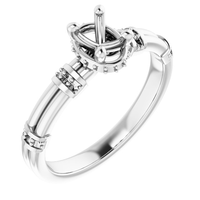 Accented Engagement Ring