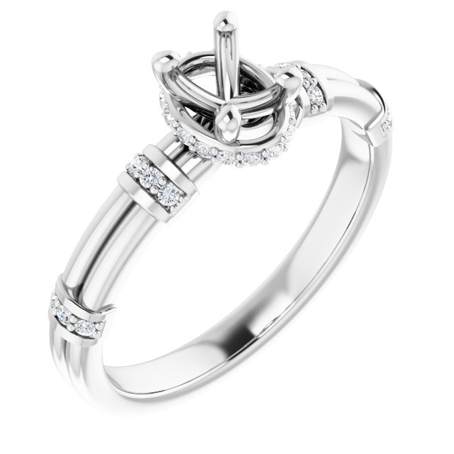 14k White Gold