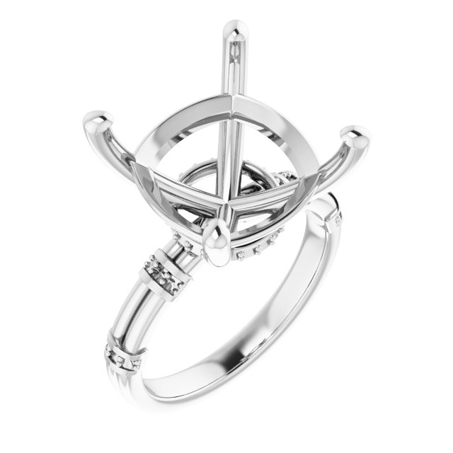 Accented Engagement Ring