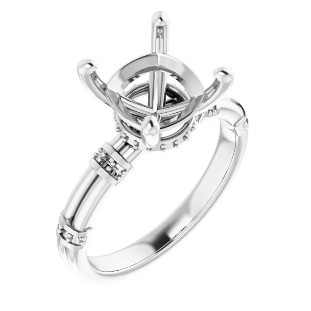 Accented Engagement Ring