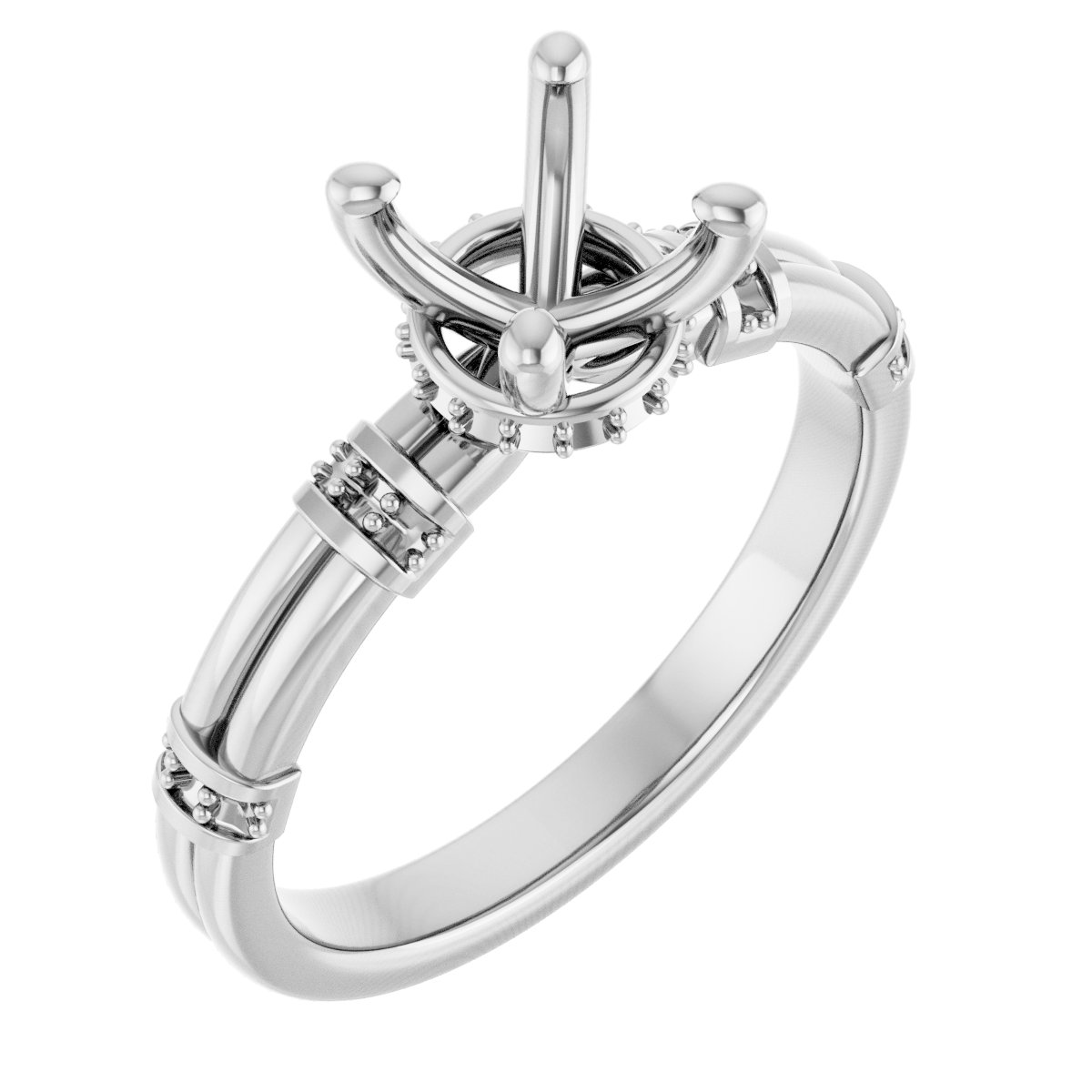 Accented Engagement Ring