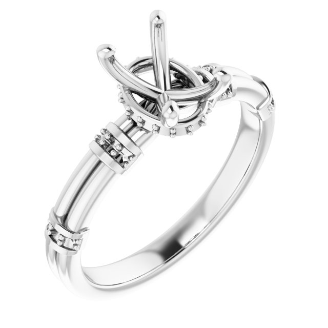 Accented Engagement Ring