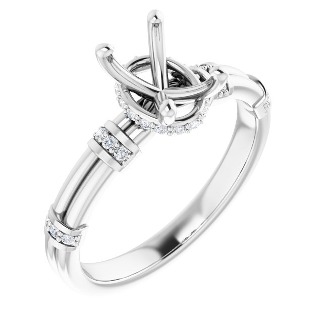 14k White Gold