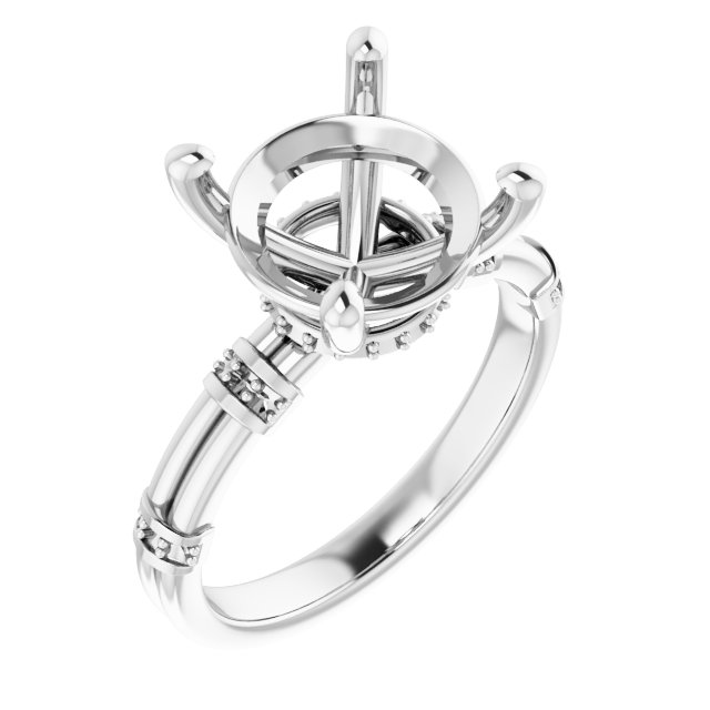Accented Engagement Ring