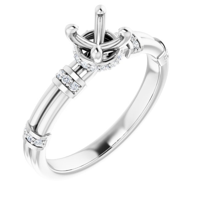 14k White Gold