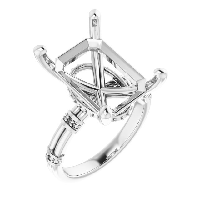 Accented Engagement Ring