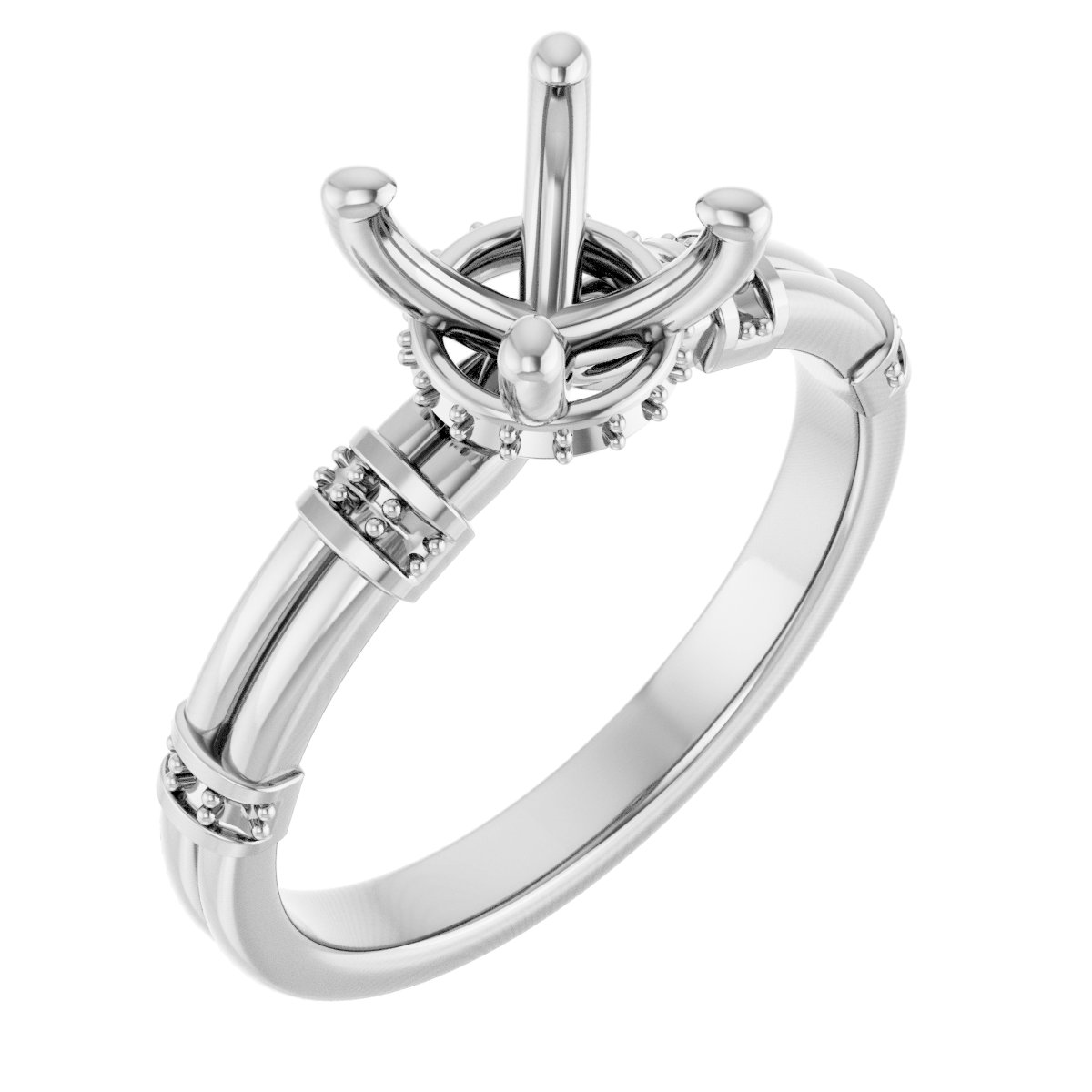 Accented Engagement Ring