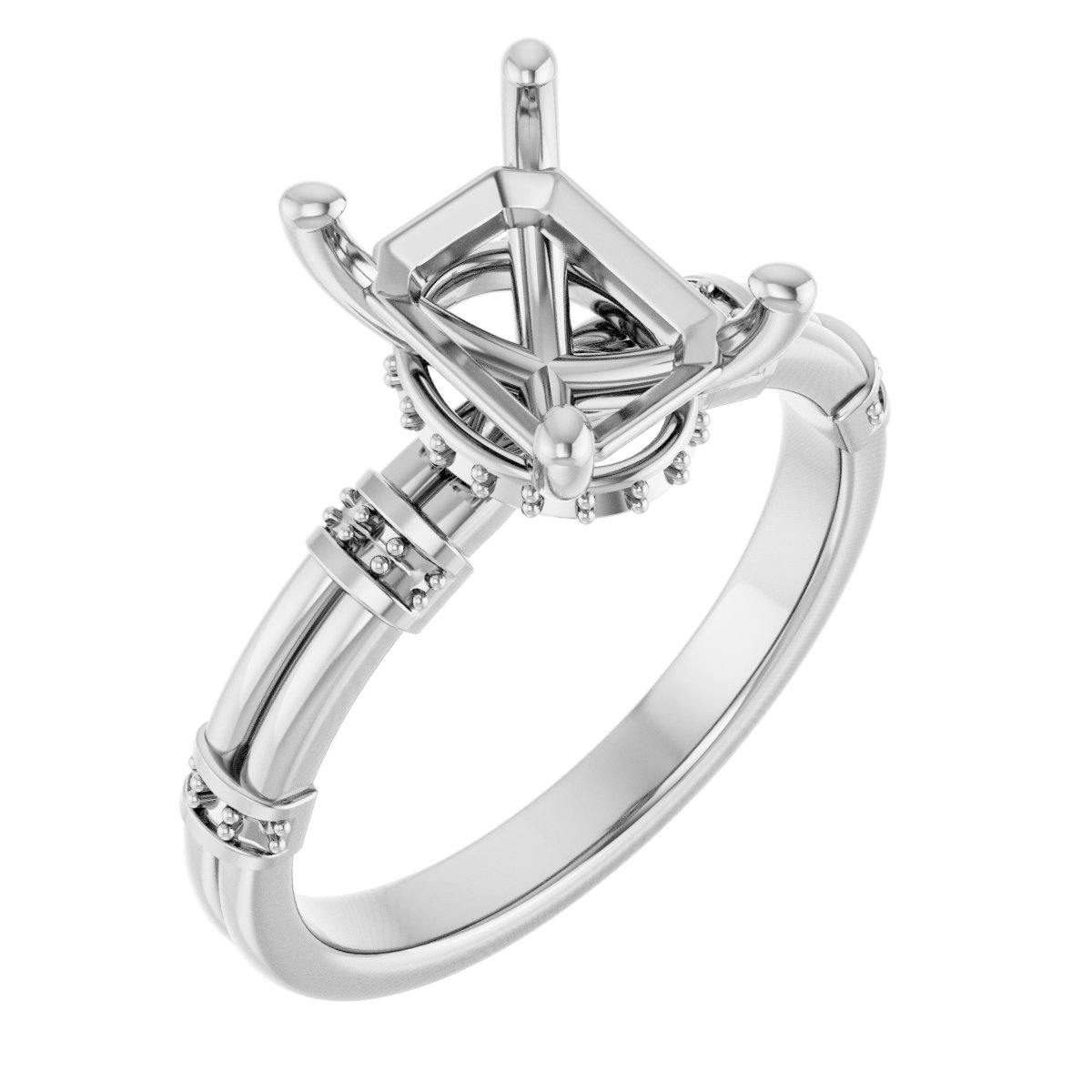 Accented Engagement Ring