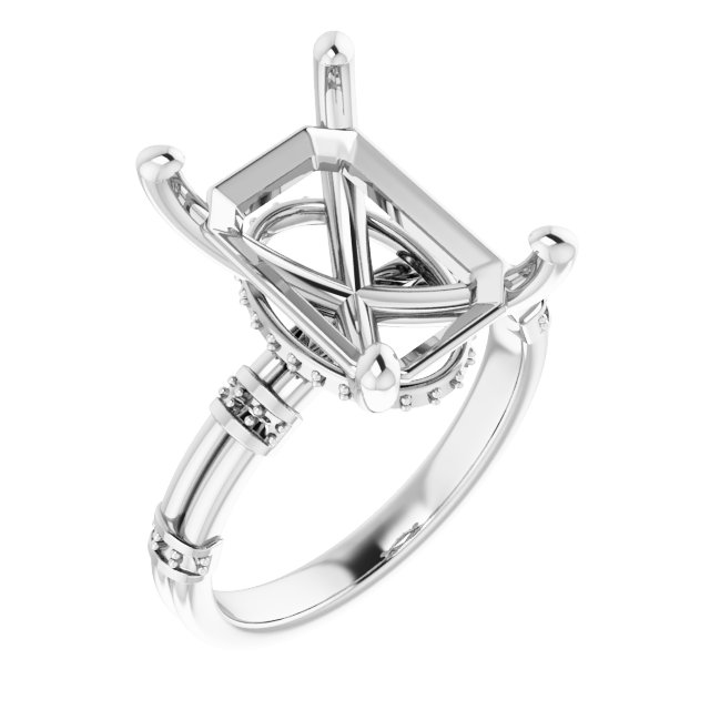 Accented Engagement Ring