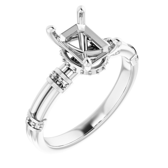 Accented Engagement Ring