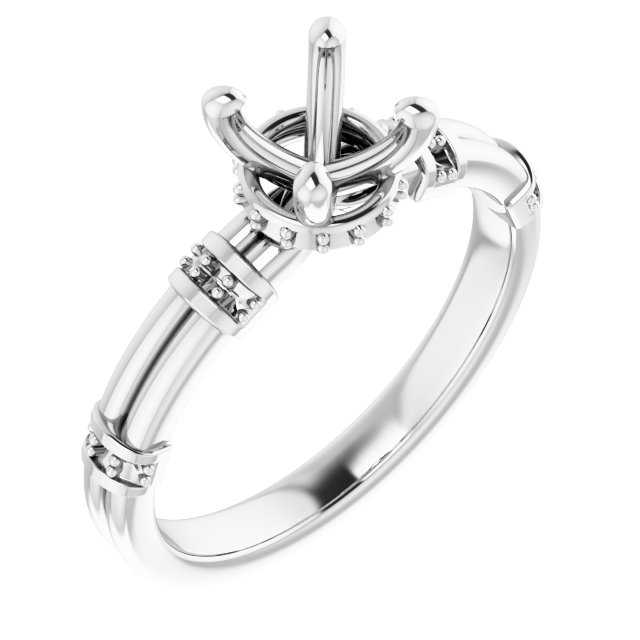 Accented Engagement Ring