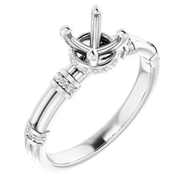 14k White Gold