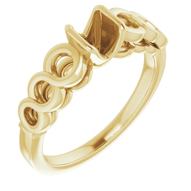 14k Yellow Gold