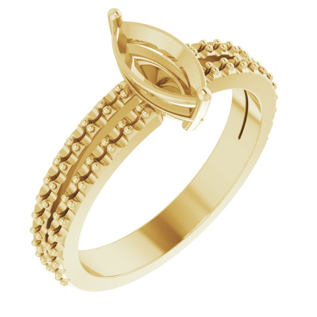 14k Yellow Gold
