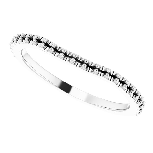 Band Mounting for 6x4 mm Oval Ring view 5