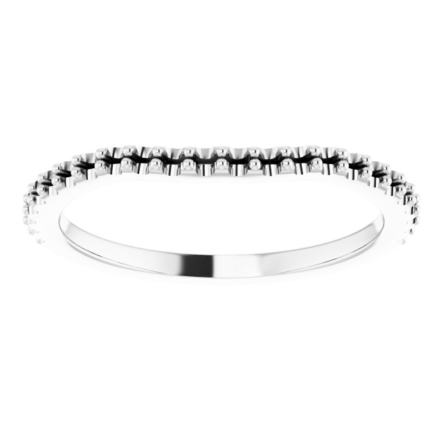Band Mounting for 6x4 mm Oval Ring view 3
