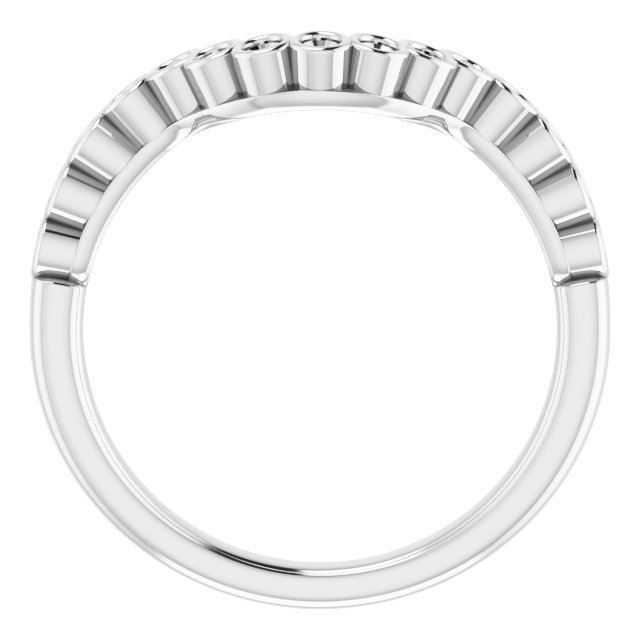 Band Mounting for 7.5 mm Square Ring view 2