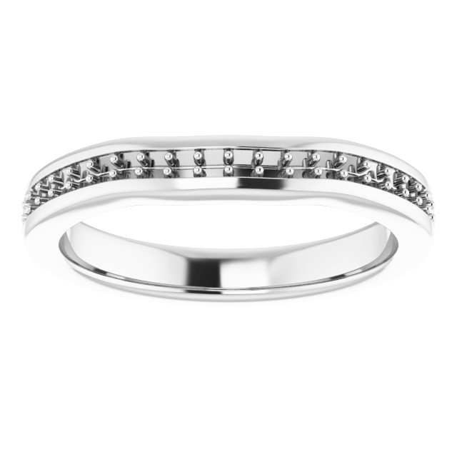 Band Mounting for 10 x 10 mm Cushion Ring view 3