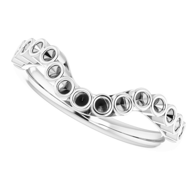 Band Mounting for 7.5 mm Square Ring view 5