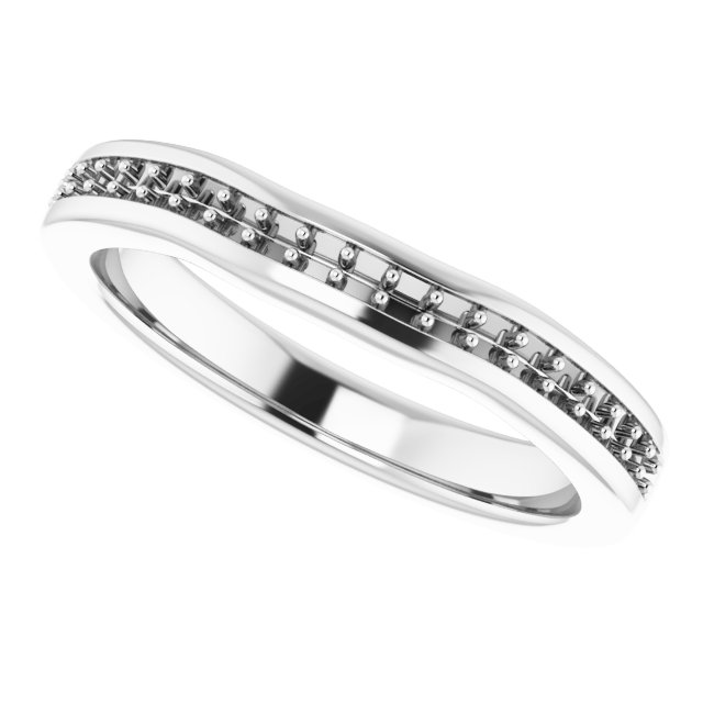 Band Mounting for 10 x 10 mm Cushion Ring view 5