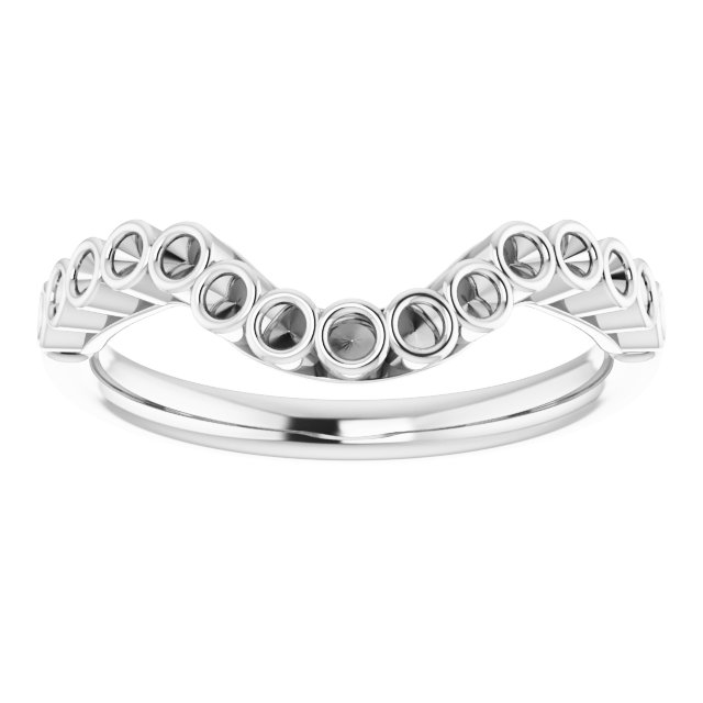 Band Mounting for 7.5 mm Square Ring view 3