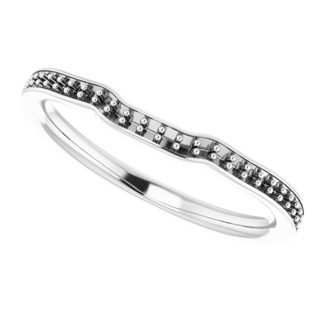 Band Mounting for 9 mm Asscher Ring view 5