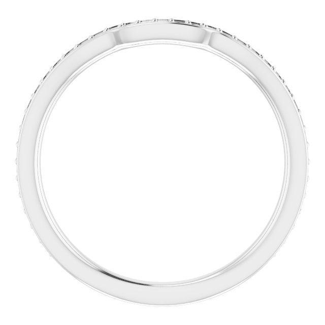 Band Mounting for 9 mm Asscher Ring view 2