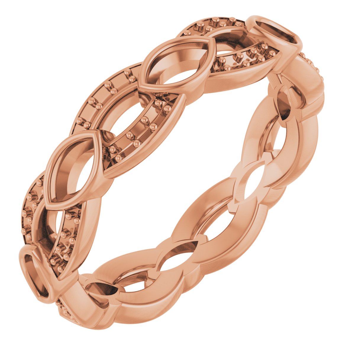 Infinity-Inspired Eternity Band