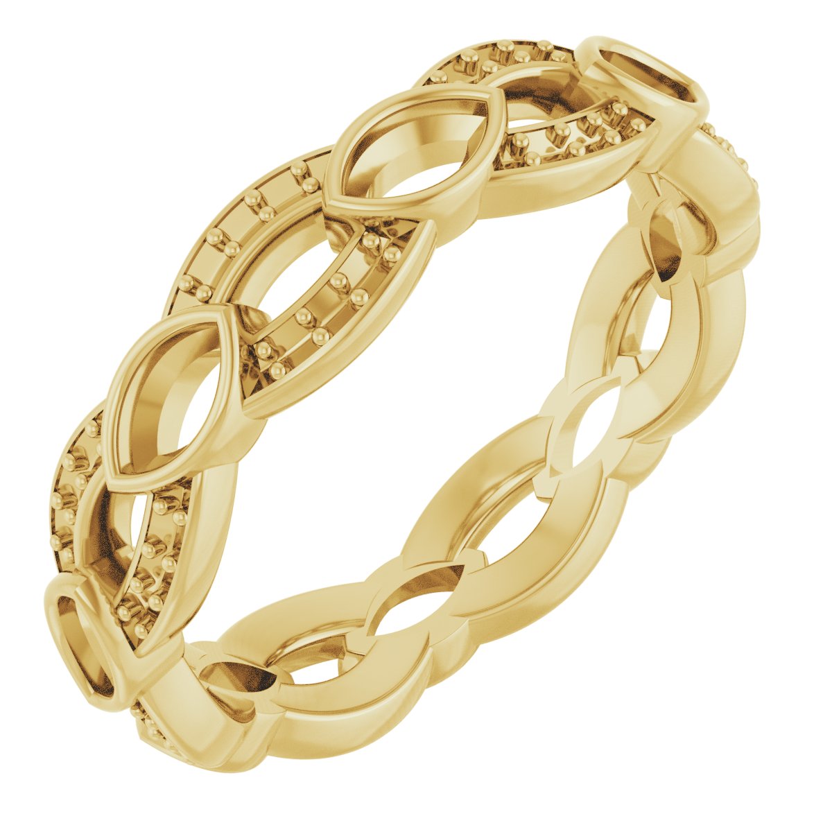 Infinity-Inspired Eternity Band
