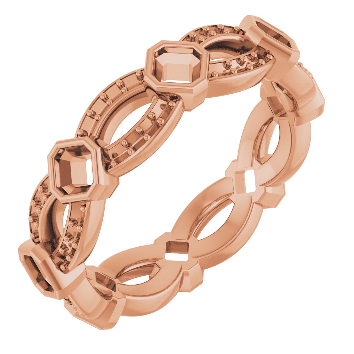Infinity-Inspired Eternity Band