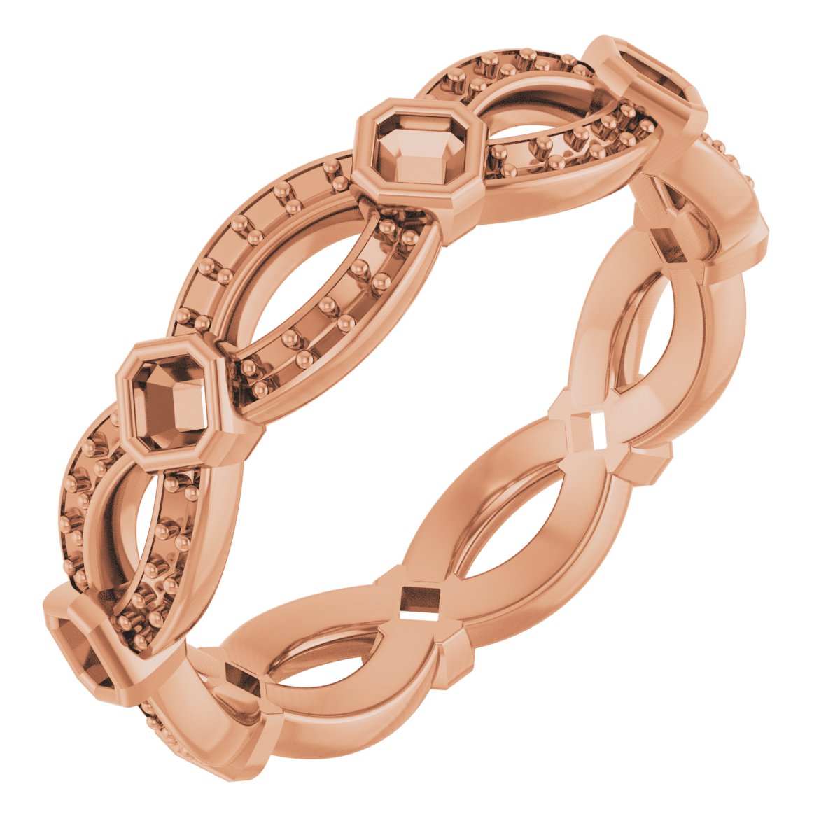 Infinity-Inspired Eternity Band