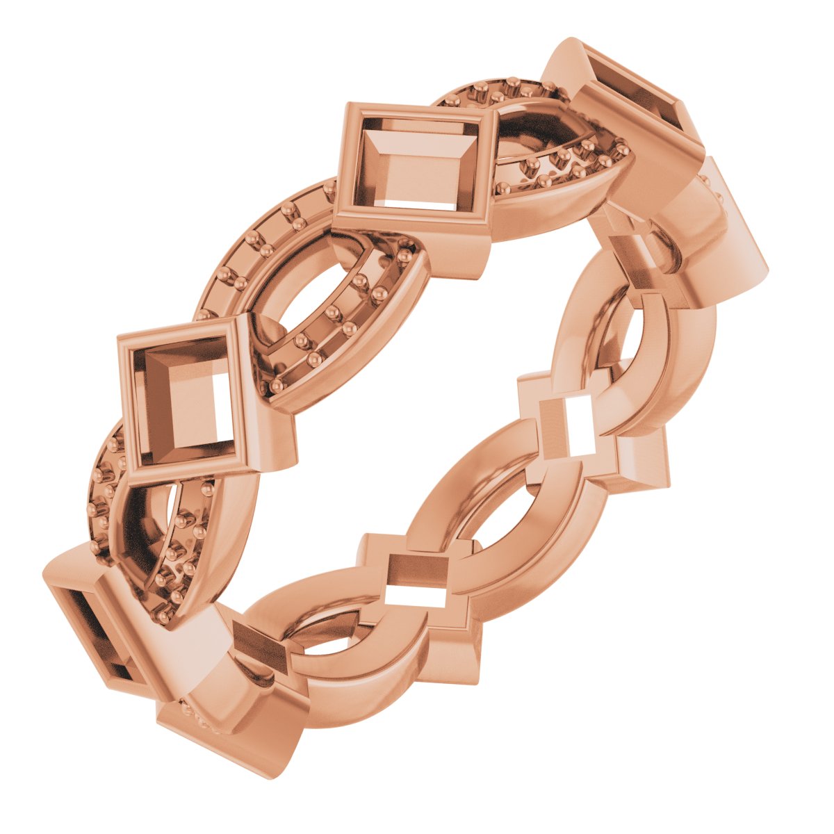 Infinity-Inspired Eternity Band