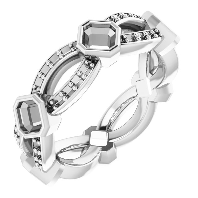 Infinity-Inspired Eternity Band